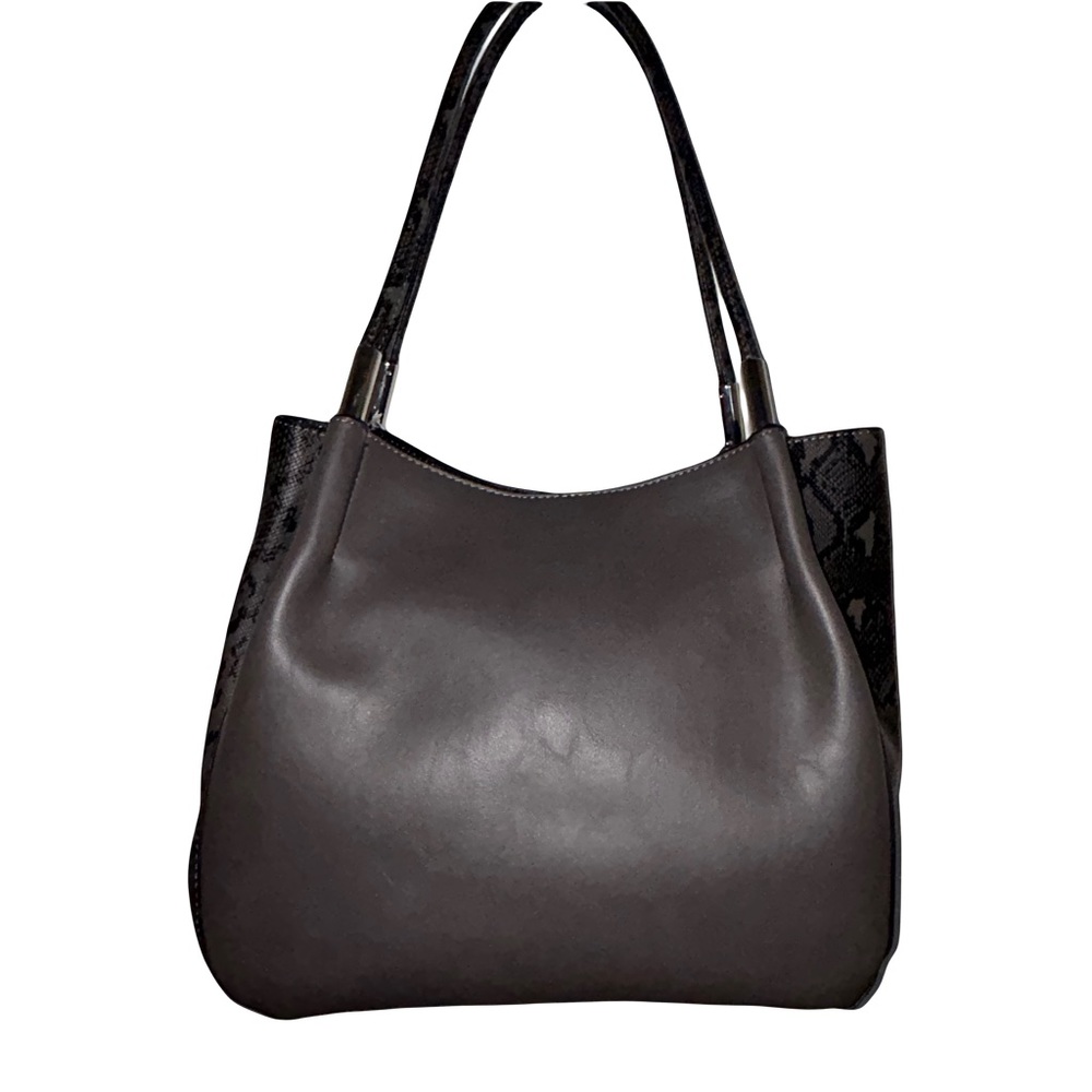 Alfani Gray and Black Tote Bag